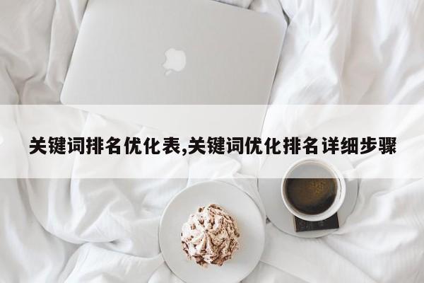 关键词排名优化表,关键词优化排名详细步骤