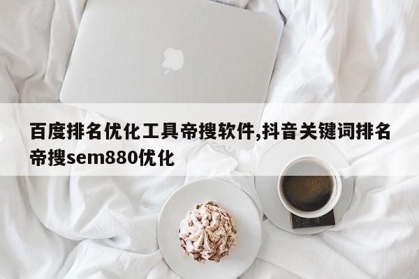 百度排名优化工具帝搜软件,抖音关键词排名帝搜sem880优化